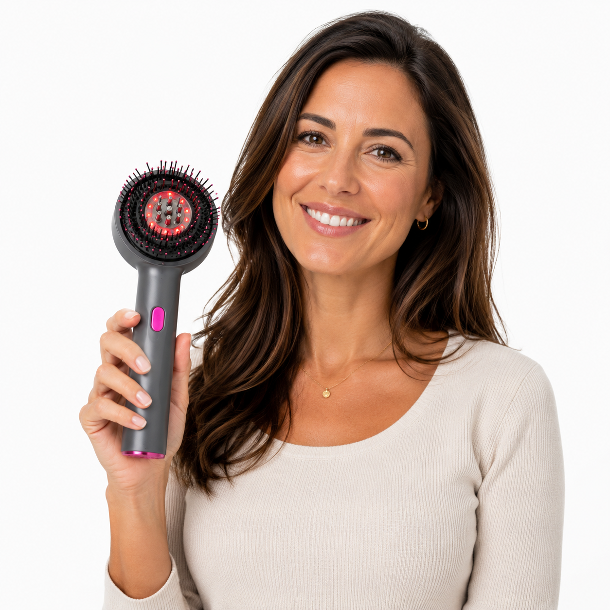 Lumoq™ Massajador Capilar de Luz Vermelha.