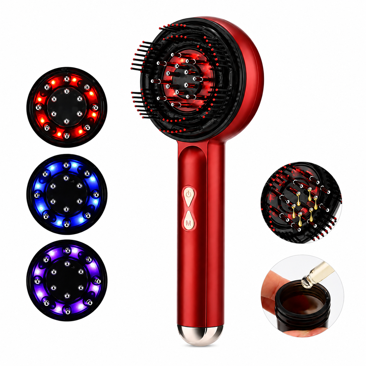 Lumoq™ Massajador Capilar de Luz Vermelha.